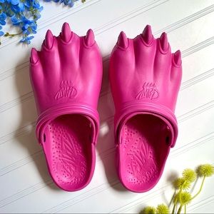 CLAWZ Pink Slip-On Waterproof Mule Clogs 6-7